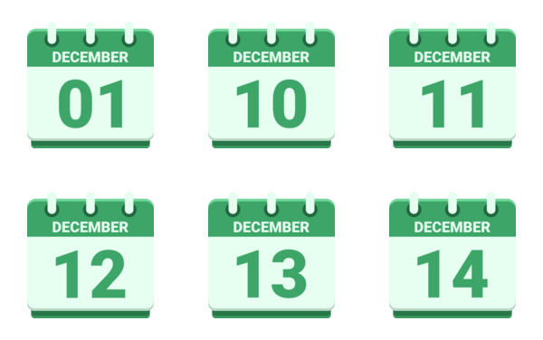 calendar of december