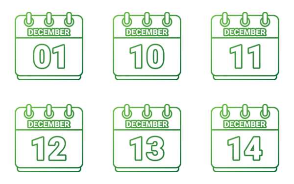 calendar of december