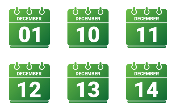 calendar of december