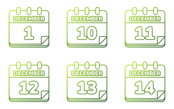 calendar of december