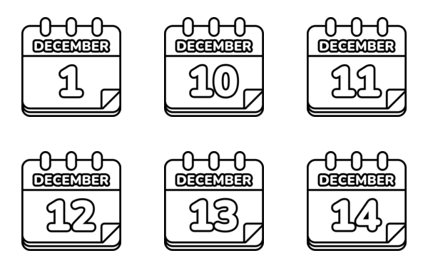 calendar of december