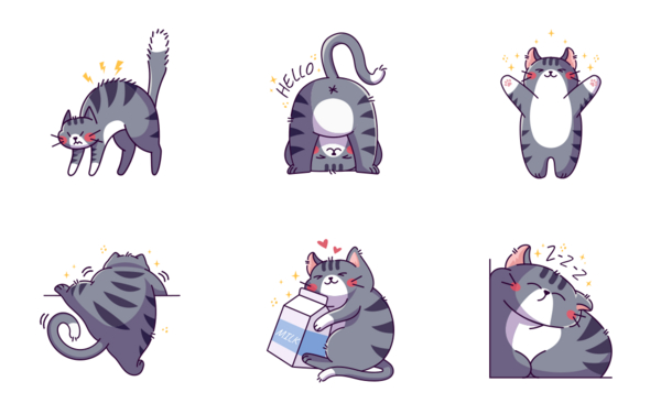 cat stickers