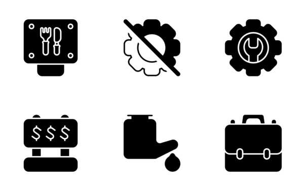 fuel and energy services glyph