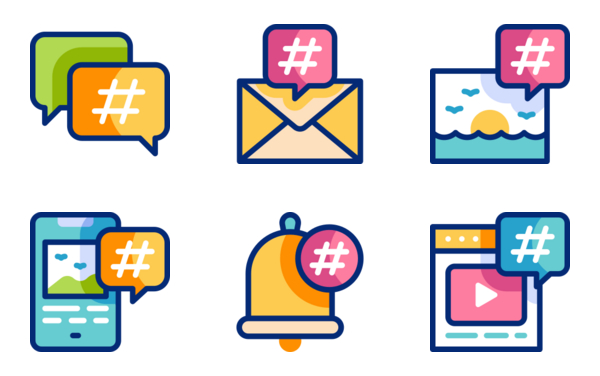 social media hashtag