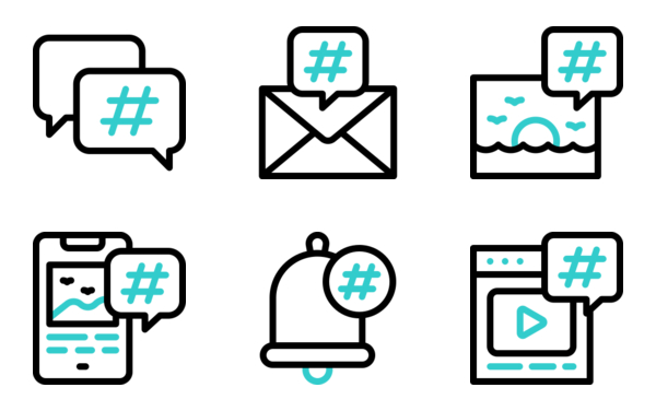 social media hashtag