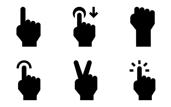 Hand gestures