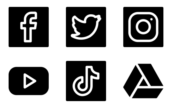 Social Media Interactions Icon Pack | Filled | 50 .SVG Icons