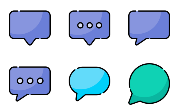 speech bubbles