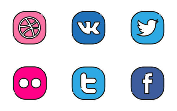 social media logos