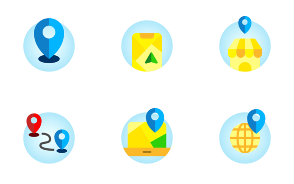 Location and map Icon Pack | 25 .SVG Icons