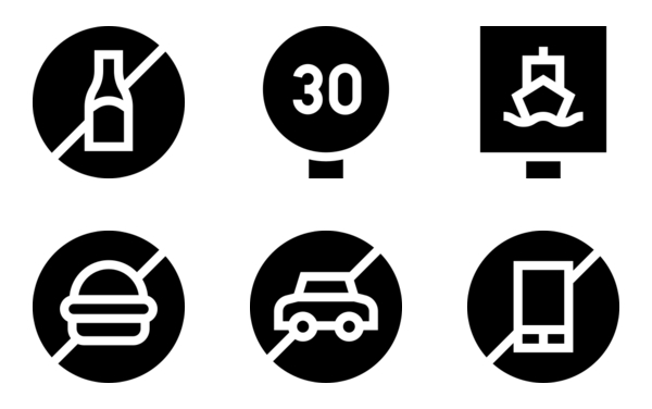 signals and prohibitions