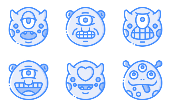 monster emojis