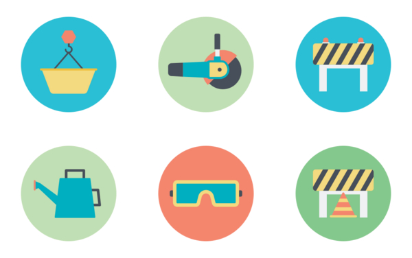 construction interactive icons