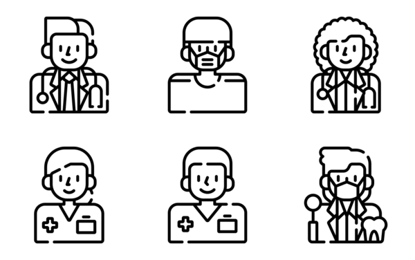 Health Professionals Avatars