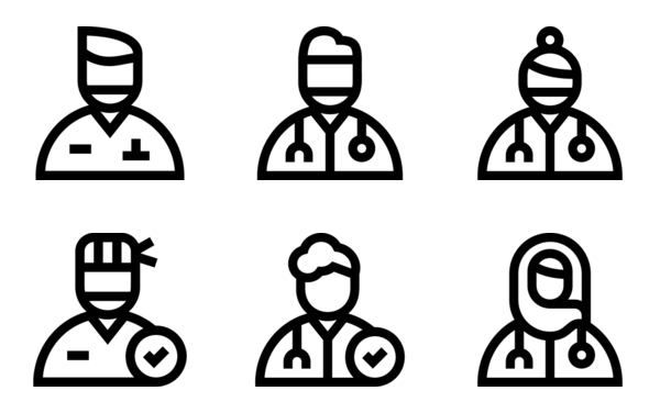 health professionals avatars health professionals avatars