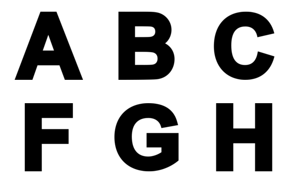 alphabet and numbers