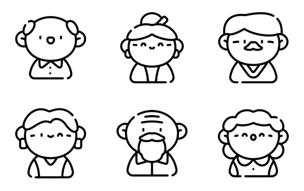 older persons avatars