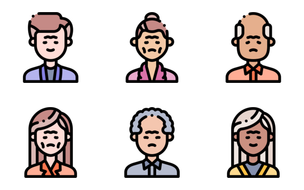 older persons avatars