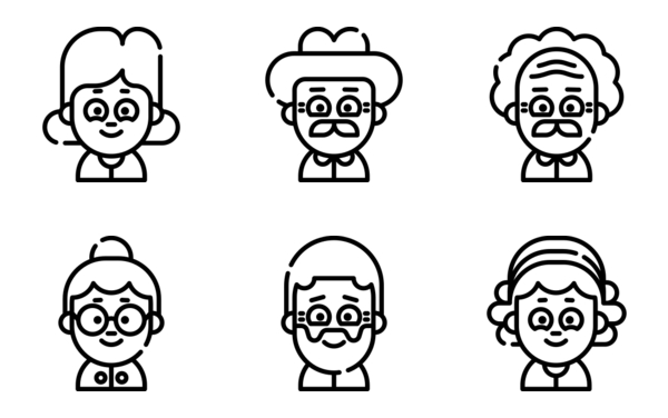 older persons avatars