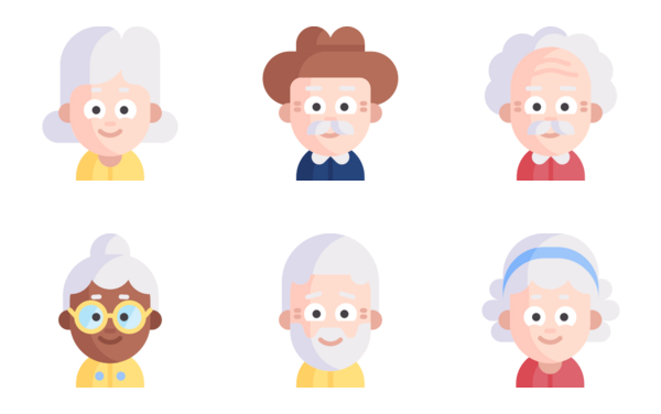 older persons avatars