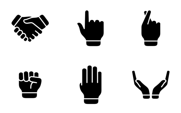 hand gesture and finger action