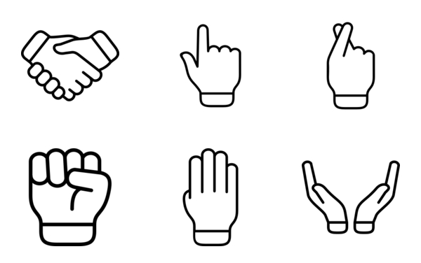 hand gesture and finger action