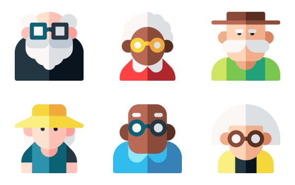 older persons avatars