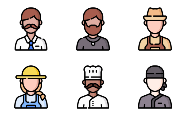 jobs and professions avatars jobs and professions avatars