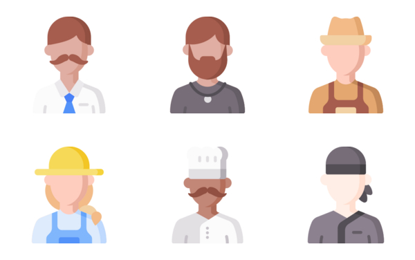 jobs and professions avatars jobs and professions avatars