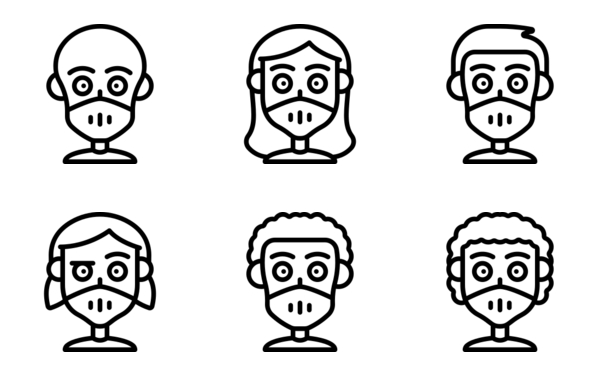 face mask avatars