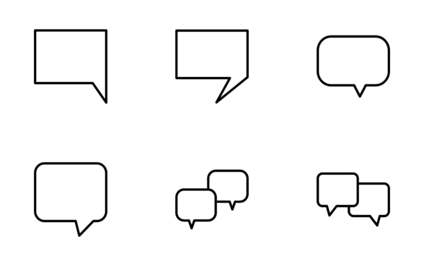 speech bubbles