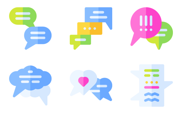 speech bubbles