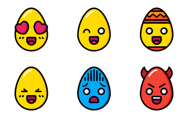 easter egg emojis