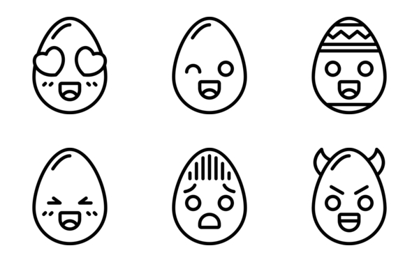 easter egg emojis