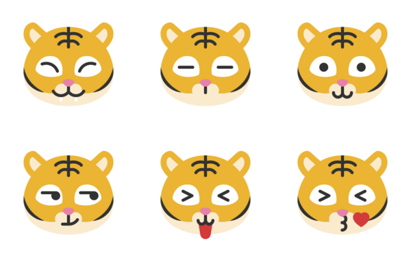 tiger emoticon