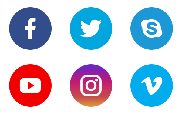 Social Media Icon Pack | Flat | 27 .SVG Icons