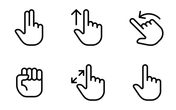 hand and gesture