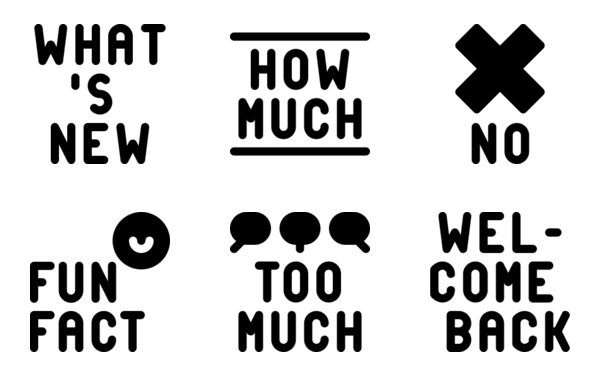 social media slang bubbles