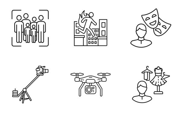 Film making process and staff