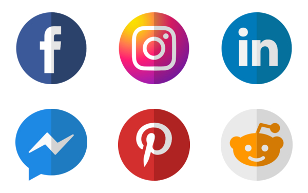 social media flaticons