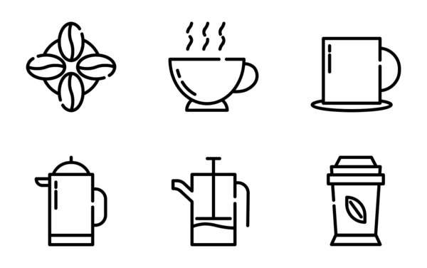 coffee icon sets