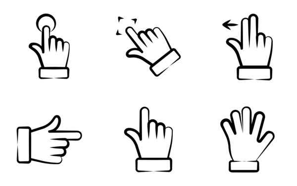 touch gestures