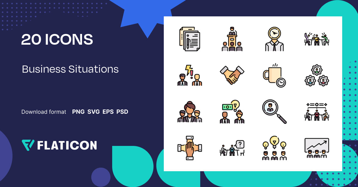 business-situations-icon-pack-lineal-color-20-svg-icons