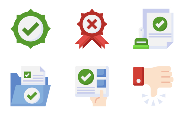 approved and rejected