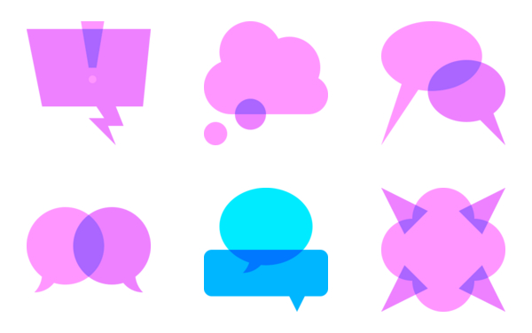 speech bubbles