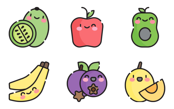 cute fruits