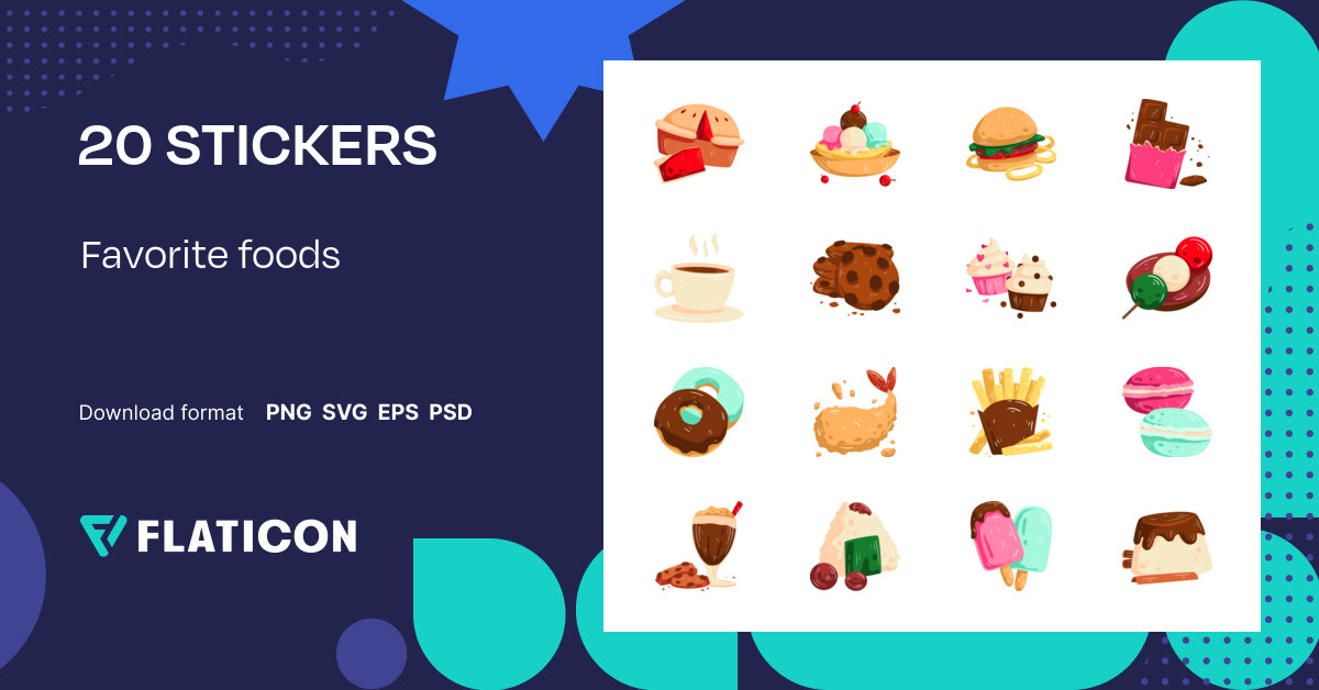 pack-of-free-favorite-foods-stickers-svg-png-flaticon