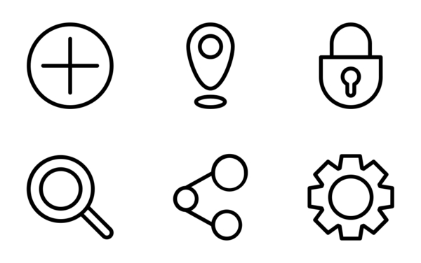 essential icon outline