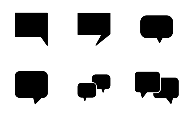 speech bubbles