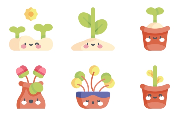 Plants Growing
